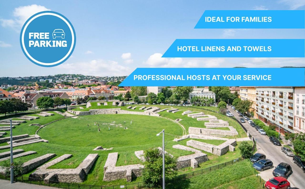 Free Parking Amphitheater Apartment - Wifi, Ac, Tv Budapest Exterior foto